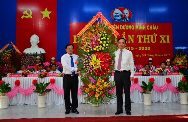 Đại hội Đảng bộ huyện Dương Minh Châu lần thứ XI: 16/21 chỉ tiêu đạt và vượt, tốc độ tăng trưởng kinh tế khá